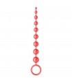 Chapelet Anal Rouge 28x3cm