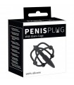 Plug Pénis Silicone avec Cage à Gland Plug Pénis Silicone avec Cage à Gland