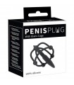 Plug Pénis Silicone avec Cage à Gland