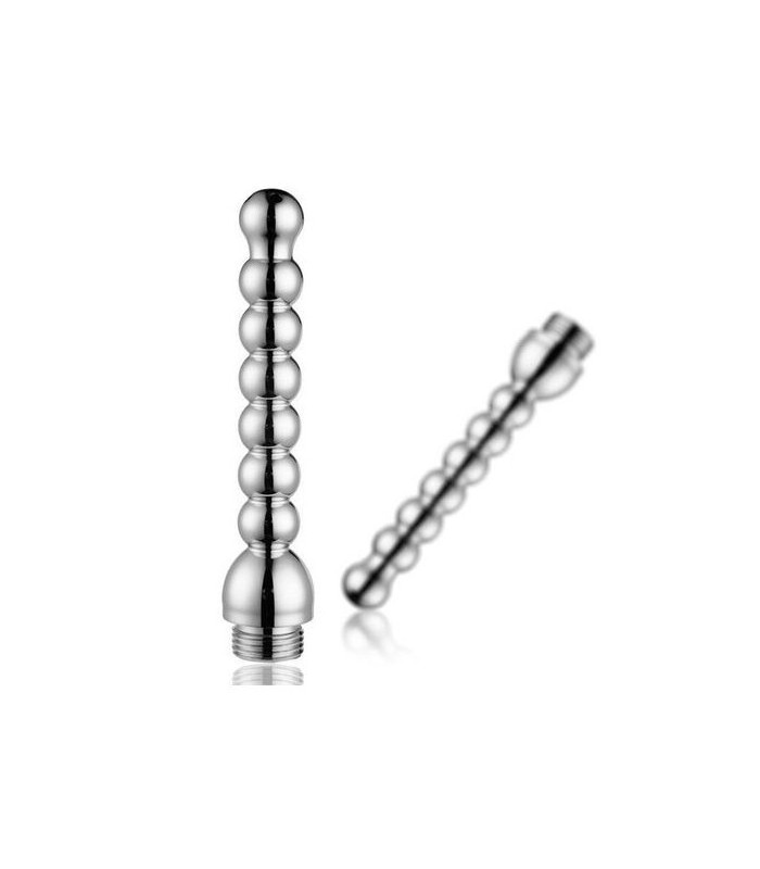 Embout Douche Perles Métal 13,5x1,8cm