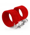 Menottes SM Velcro Rouge