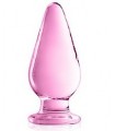 Plug Anal en Verre Rose 5cm