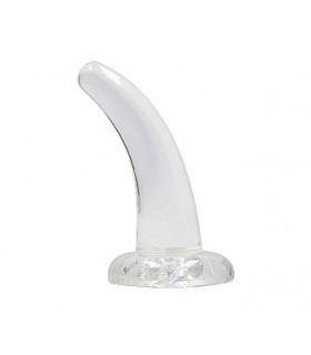 Plug Anal Courbe Crystal 12x3cm