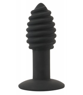 Butt Plug Vibrant Silicone Twist 10x3,9cm