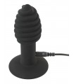 Butt Plug Vibrant Silicone Twist 10x3,9cm
