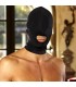 Masque Bondage Soumission - Cagoule bouche ouverte