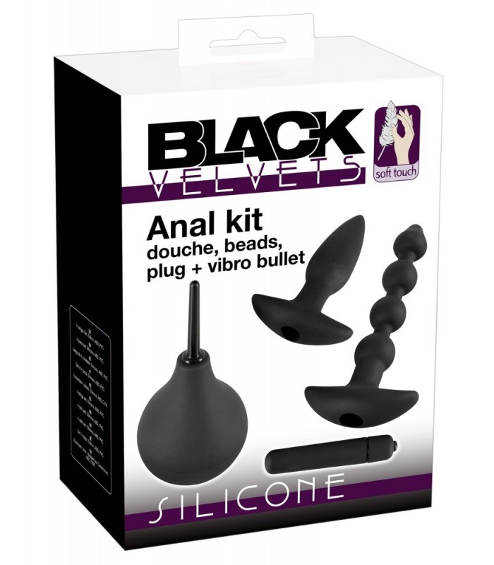 Coffret Anal en Silicone Black