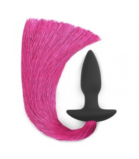 Plug Silicone Pony Tail 10x3,5cm - plug anal queue - gay shop