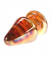 Plug Anal Verre Doré