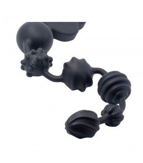 Chapelet Anal Vibrant 6 Boules 3 Moteurs