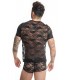 T-Shirt Dentelle Noire vestiaire gay shop