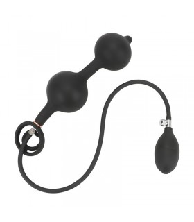 Double Plug Anal Gonflable à Billes Double Plug Anal Gonflable à Billes