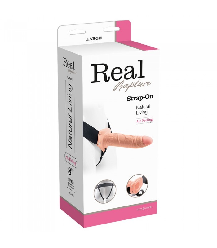 Gode Strapon Creux Real Rapture 20x5cm