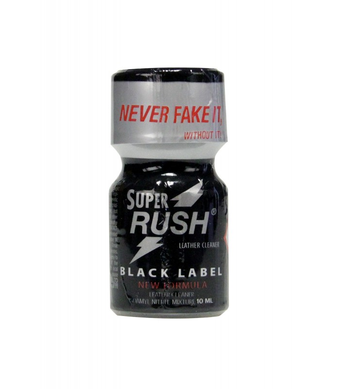 Super Rush Black Label 10ml - poppers pas cher sexshop gay