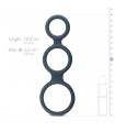 Triple Cock Ring Silicone sextoy homme