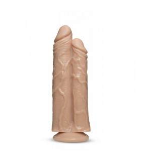 Double Gode Stuffed Dr Skin 24x9cm - godes gay ultra hard