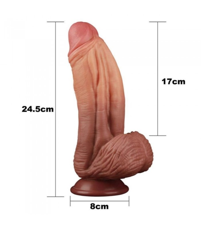 Gode XL Big Nature Cock Lovetoy 17x6,5cm sextoy gay