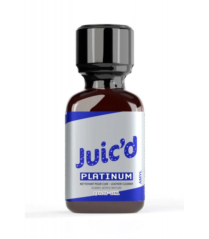 Poppers Juic'D Platinum 24ml - poppers pas gay shop