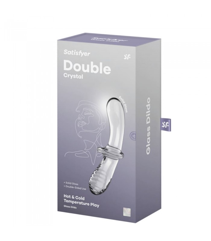 Gode en Verre Double Crystal Satisfyer