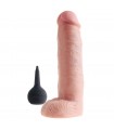 Gode Squirting 10" King Cock Balls 20x5,3cm gay gode