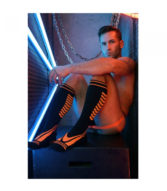 Chaussettes Hautes Daycrawler Neon Orange