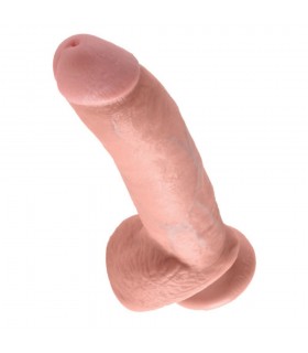 Gode Réaliste King Cock Balls Flesh 23x5,1cm