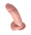 Gode Réaliste King Cock Balls Flesh 23x5,1cm