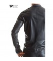 Veste Elegante Wetlook Résille Noire Regnes