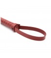 Fouet SM Effet Cuir Rouge 40cm