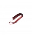 Fouet SM Effet Cuir Rouge 40cm