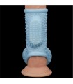 Gaine Pénis Ballstretcher Vibrante Drip