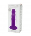 Gode Ventouse Vibrant Hitsens 3 Violet 17x4cm