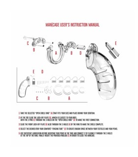 Cage de Chasteté Mancage 01 Transparente
