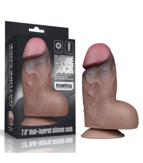 Gode XXL Réaliste Court Nature Cock Gode XXL Réaliste Court Nature Cock