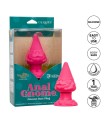 Plug Anal Silicone Gnome Rose 10x5cm