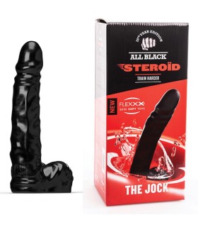 Gode Réaliste The Jock All Black Steroid 22x5cm