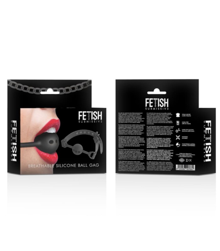 Baillon Boule Perforé Silicone Fetish Submissive