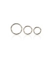 Set de Cock Ring Métal Silver