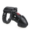 Cage de Chasteté Plastique Réglable Noir