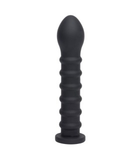 Gode Flexible Silicone Ribbed Dong Vac-U-Lock