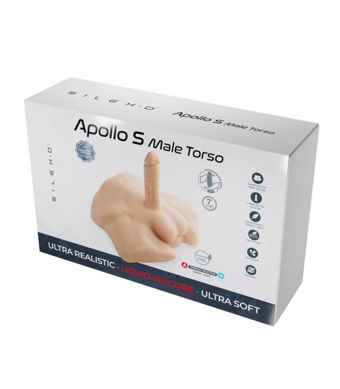 Masturbateur Apollo S Half Male Torso 17x4cm silexd