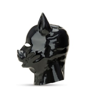 Cagoule Latex Pig Zip Up Hood