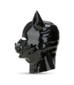 Cagoule Latex Pig Zip Up Hood