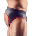 Jockstrap Zip Noir et Rouge Svenjoyment