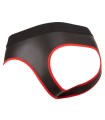 Jockstrap Zip Noir et Rouge Svenjoyment