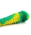 Plug Anal Long Silicone Octopus Vert Jaune