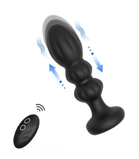 Plug Anal Va et Vient Télescopique 14,8x4,2cm