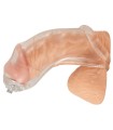 Gaine Pénis Transparente Jeux Uro 11x3,5cm