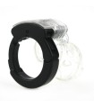 Cage de Chasteté Plastique Ajustable Transparent