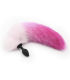 Plug Anal Silicone avec Queue Renard Rose